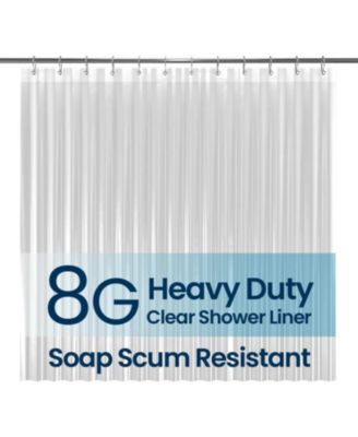 Liba Extra Heavy Weight 8G PEVA Shower Liner, 72" x 72"