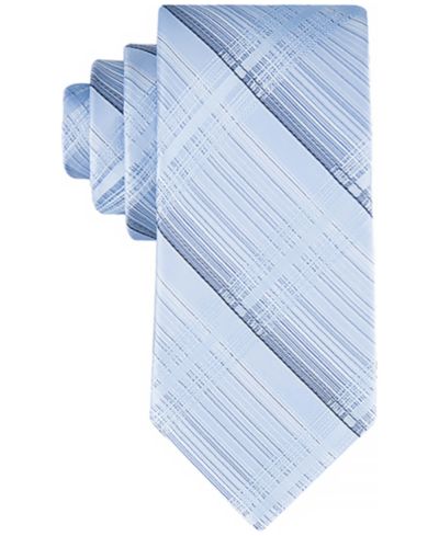 Calvin Klein Men's Ansel Shaded Plaid Tie