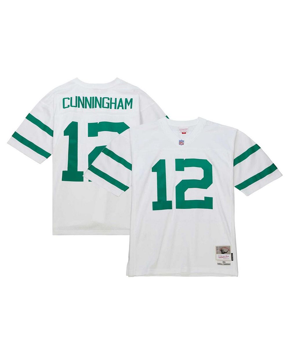 Джерси Mitchell & Ness Randall Cunningham White Philadelphia Eagles Legacy Replica для мужчин