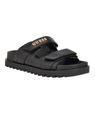 GUESS Женский Fabulon Two Strap Sporty Footbed Sandals