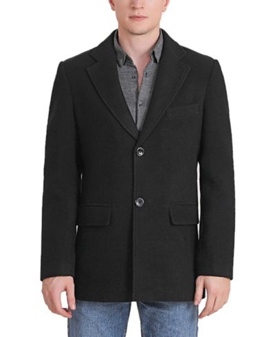 BGSD Men's Men Duke Classic Wool Blend Walking Coat