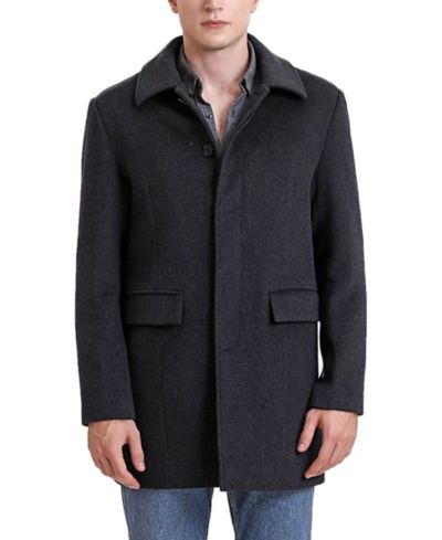 BGSD Men's Men Michael Wool Blend Car Coat