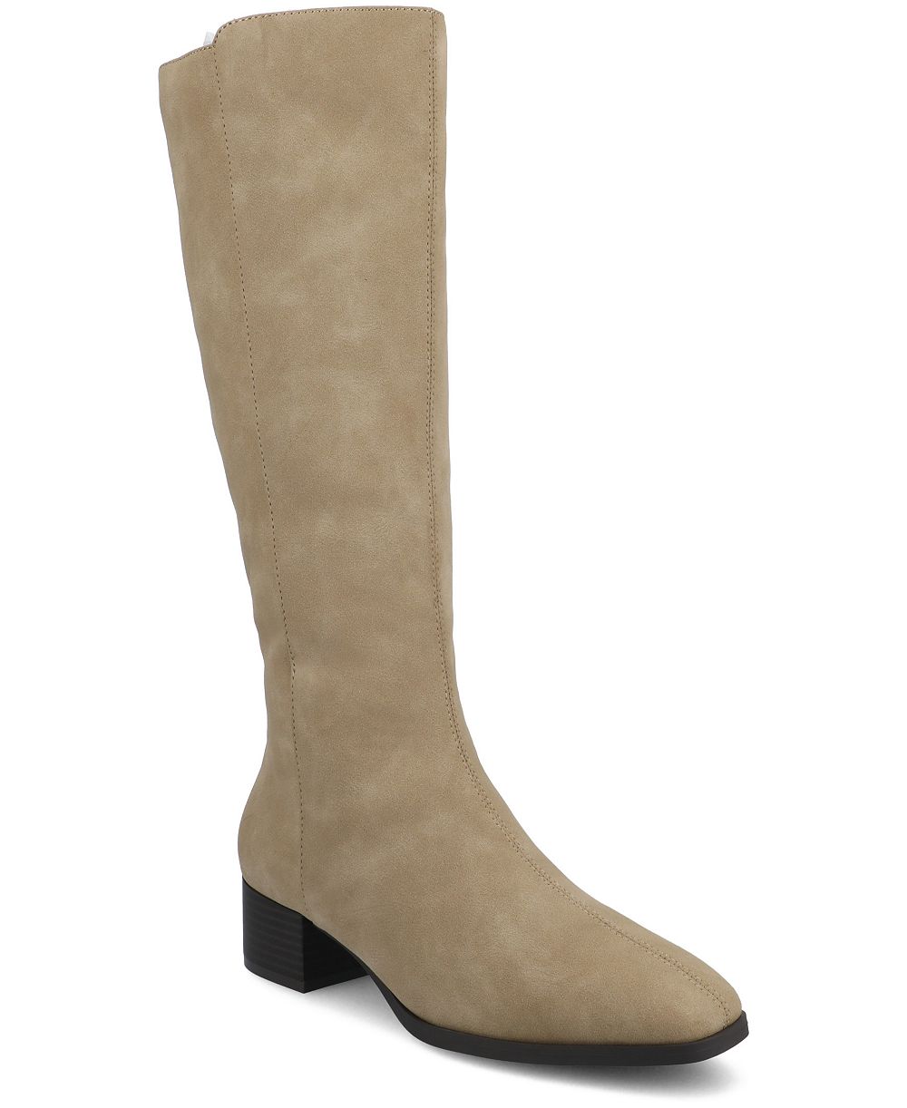 Journee Collection Women's Devri Block Heel Knee High Boots