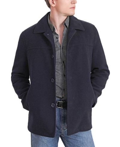 BGSD Men's Matthew Wool Blend Car Coat