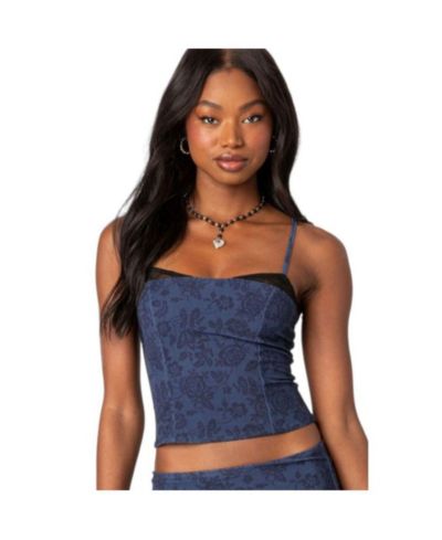 Топ Edikted Women's Amal printed bra top