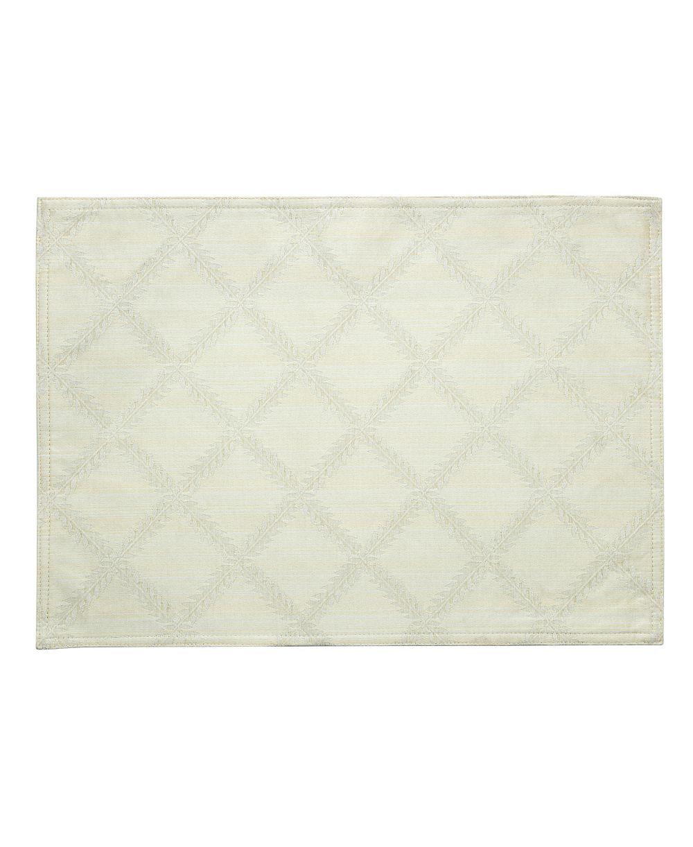 Скатерть Lenox Laurel Leaf Ivory 19" x 13"