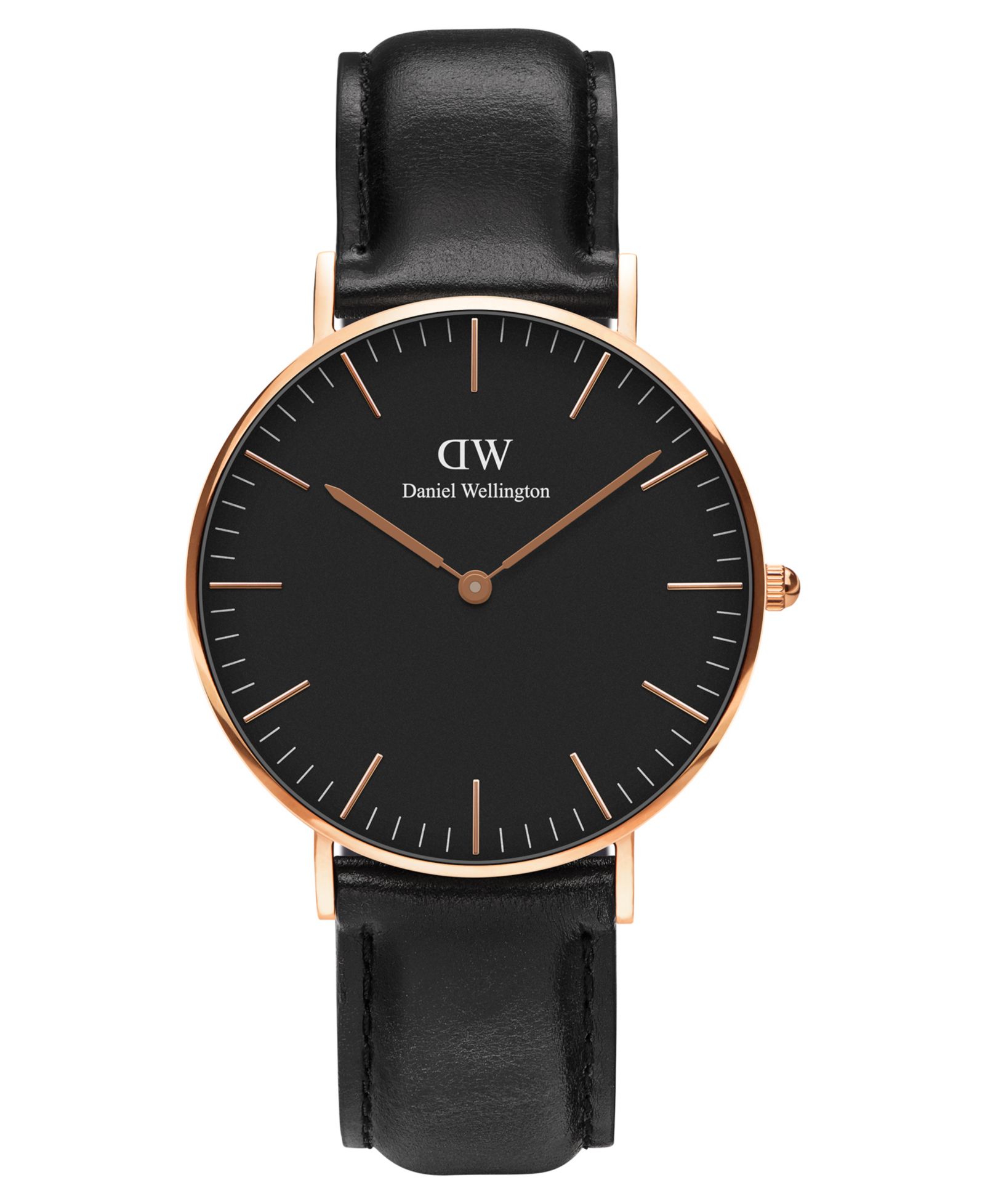 Женские унисекс часы Daniel Wellington Classic Sheffield Black Leather 36mm