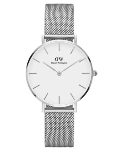 Женские часы Daniel Wellington Petite Sterling Silver-Tone Stainless Steel, 32mm