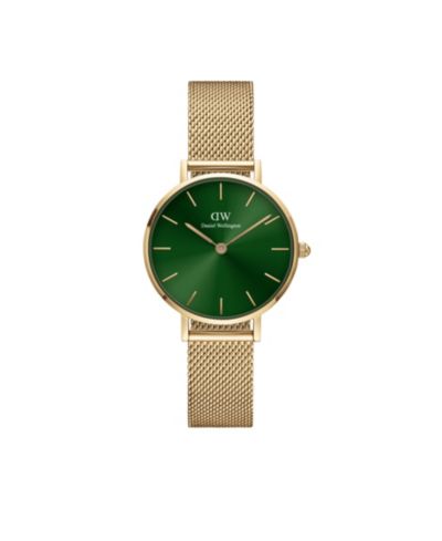 Женские часы Daniel Wellington Petite Emerald из нержавеющей стали с покрытием 23K Gold PVD, 28mm