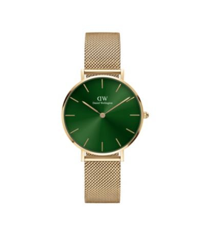 Daniel Wellington Женский Petite Emerald 23K Gold PVD Plated Stainless Steel Watch 32mm