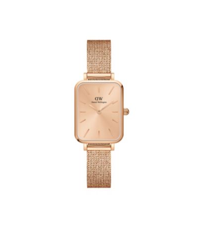 Daniel Wellington Женские часы Quadro Unitone, розовое золото, нержавеющая сталь, 20 x 26mm