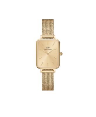 Женские часы Daniel Wellington Quadro Unitone Gold-Tone Stainless Steel 20 x 26mm