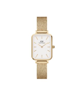 Женские часы Daniel Wellington Quadro Evergold Gold-Tone Stainless Steel 20 x 26mm