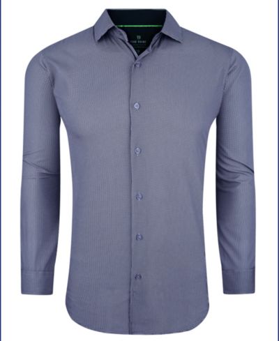 Tom Baine Мужская рубашка Slim Fit в мелкую клетку