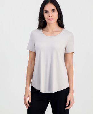 JM Collection топ с коротким рукавом Petite