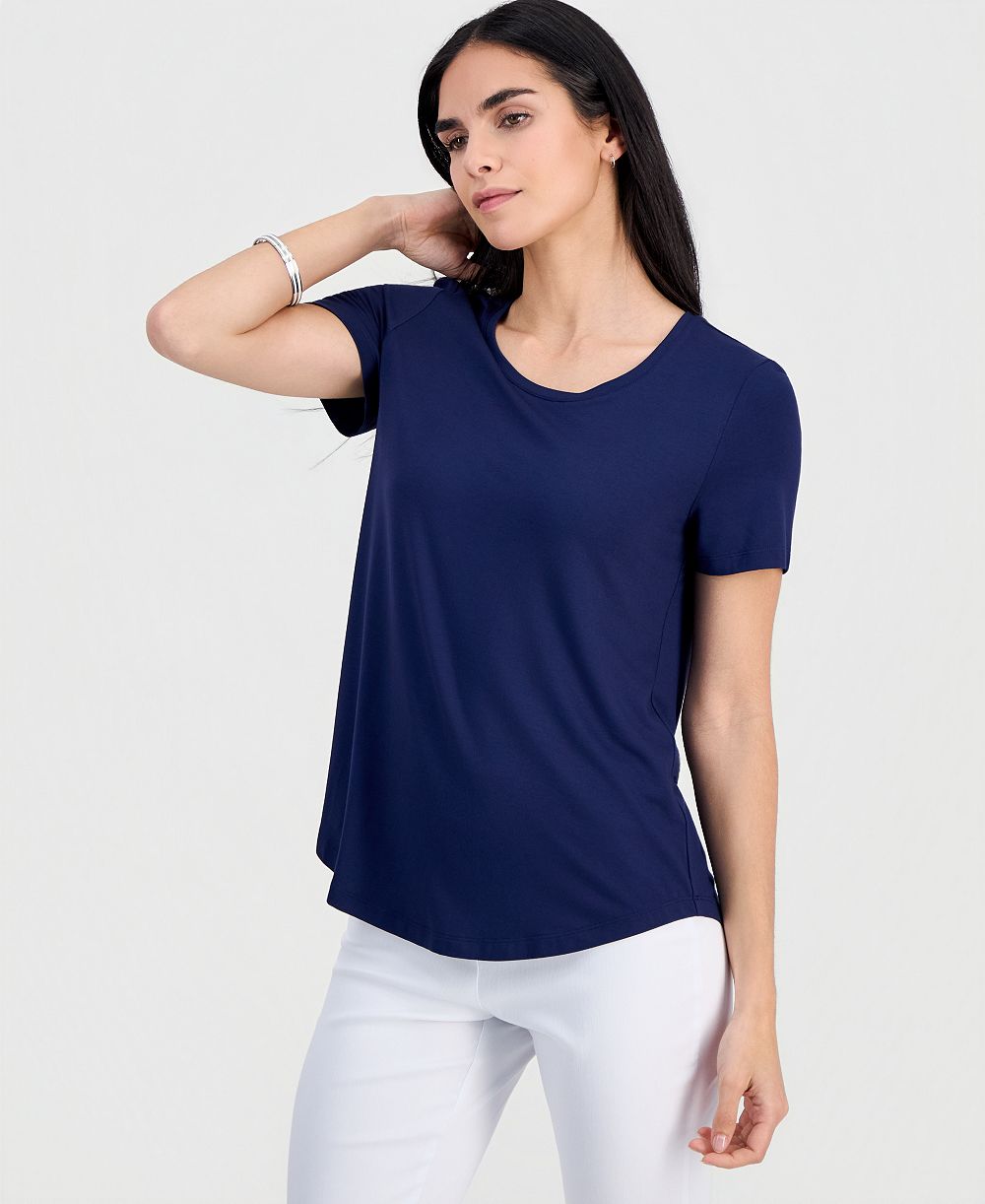 JM Collection топ с коротким рукавом Petite