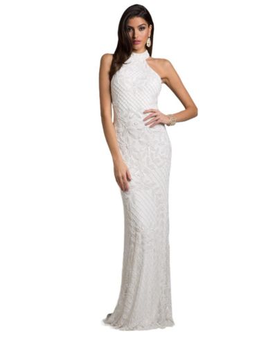 Женское свадебное платье Lara с бисерным декором и вырезом Halter Neck