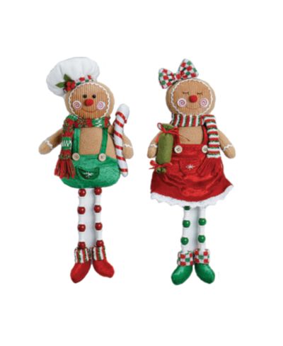Набор рождественских имбирных пряников Santa's Workshop 18" (2 шт.)
