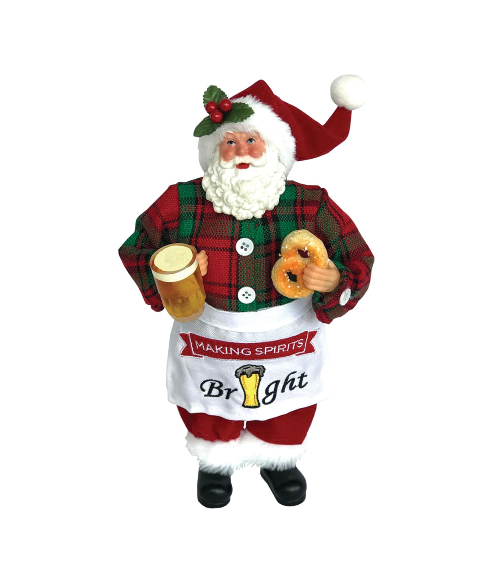 Santa's Workshop Санта 12" Making Spirits Bright
