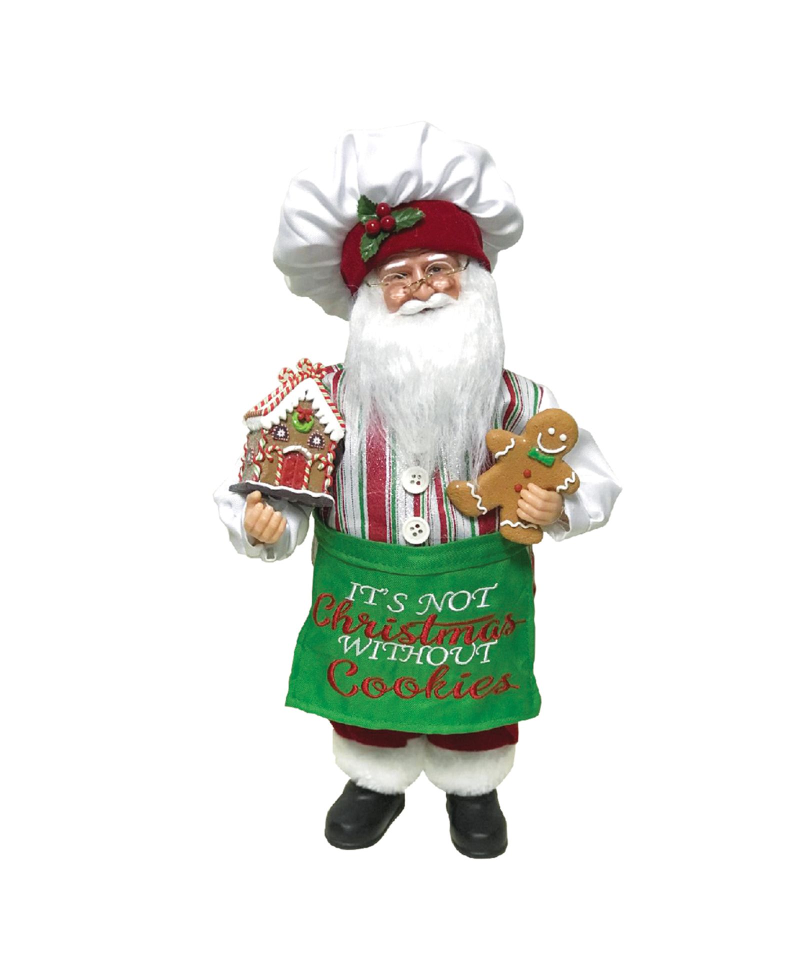 Декор Santa's Workshop 15" It's Not Christmas Without Cookies Claus