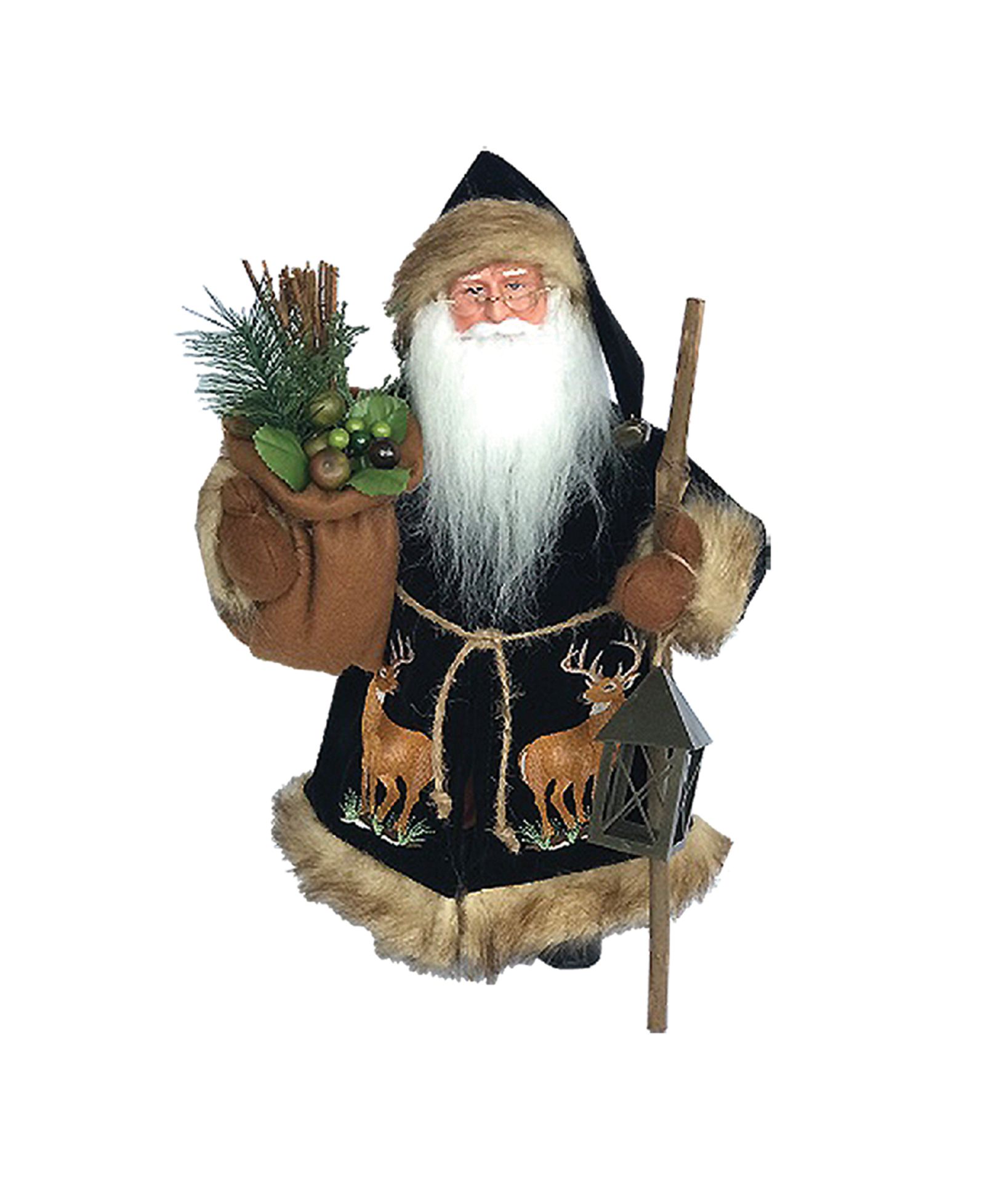Декор Santa's Workshop 15" White Tail Deer Claus