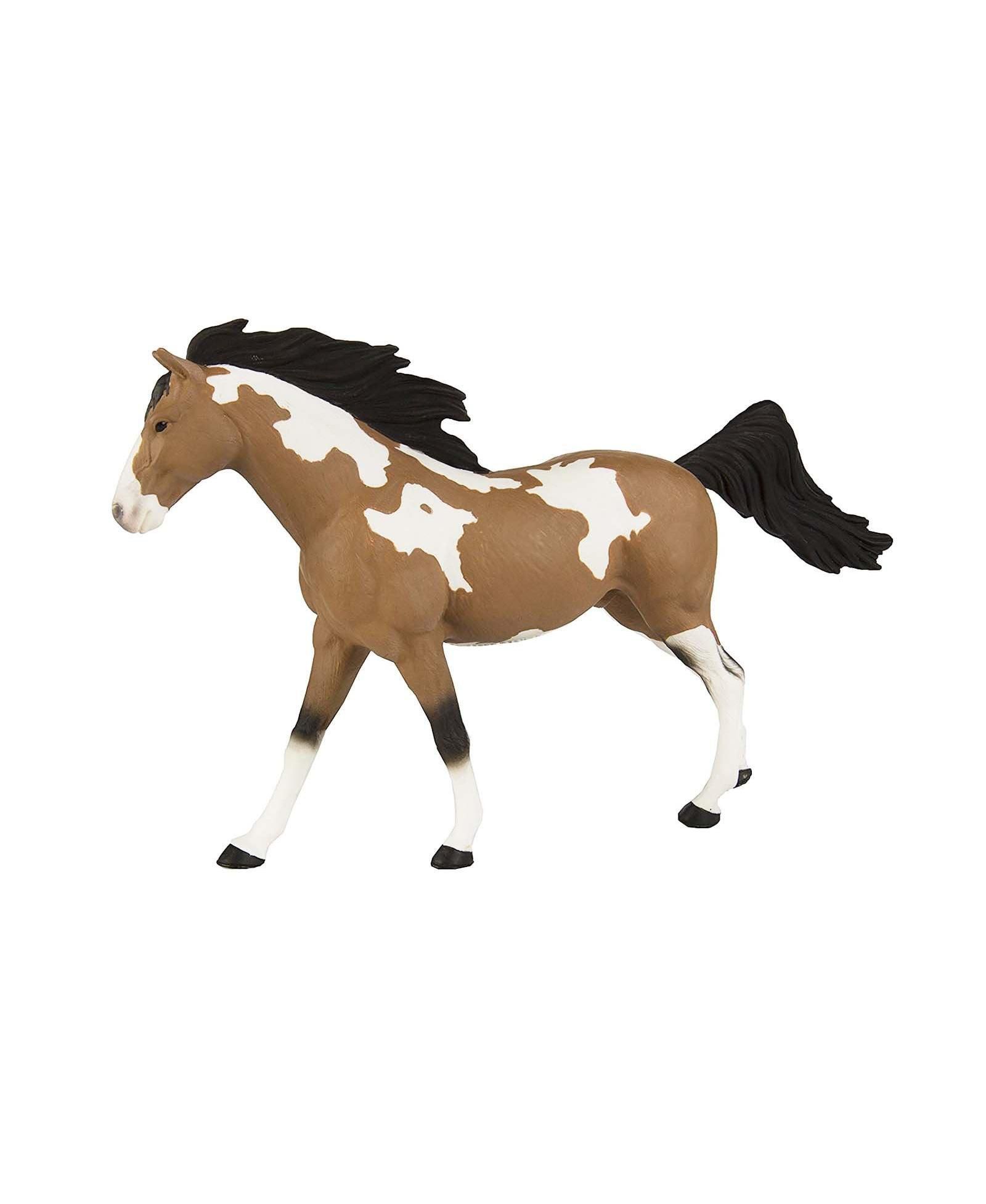 Фигурка лошади Safari Ltd Pinto Mustang Stallion