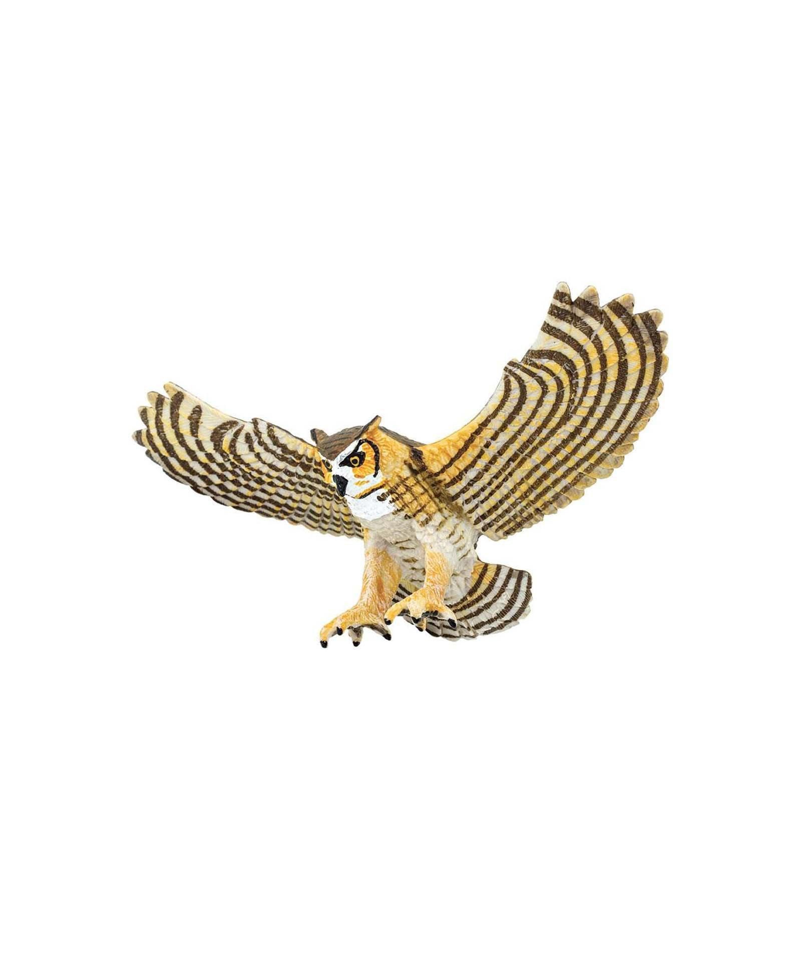 Фигурка птиц Safari Ltd Great Horned Owl Wings Of The World