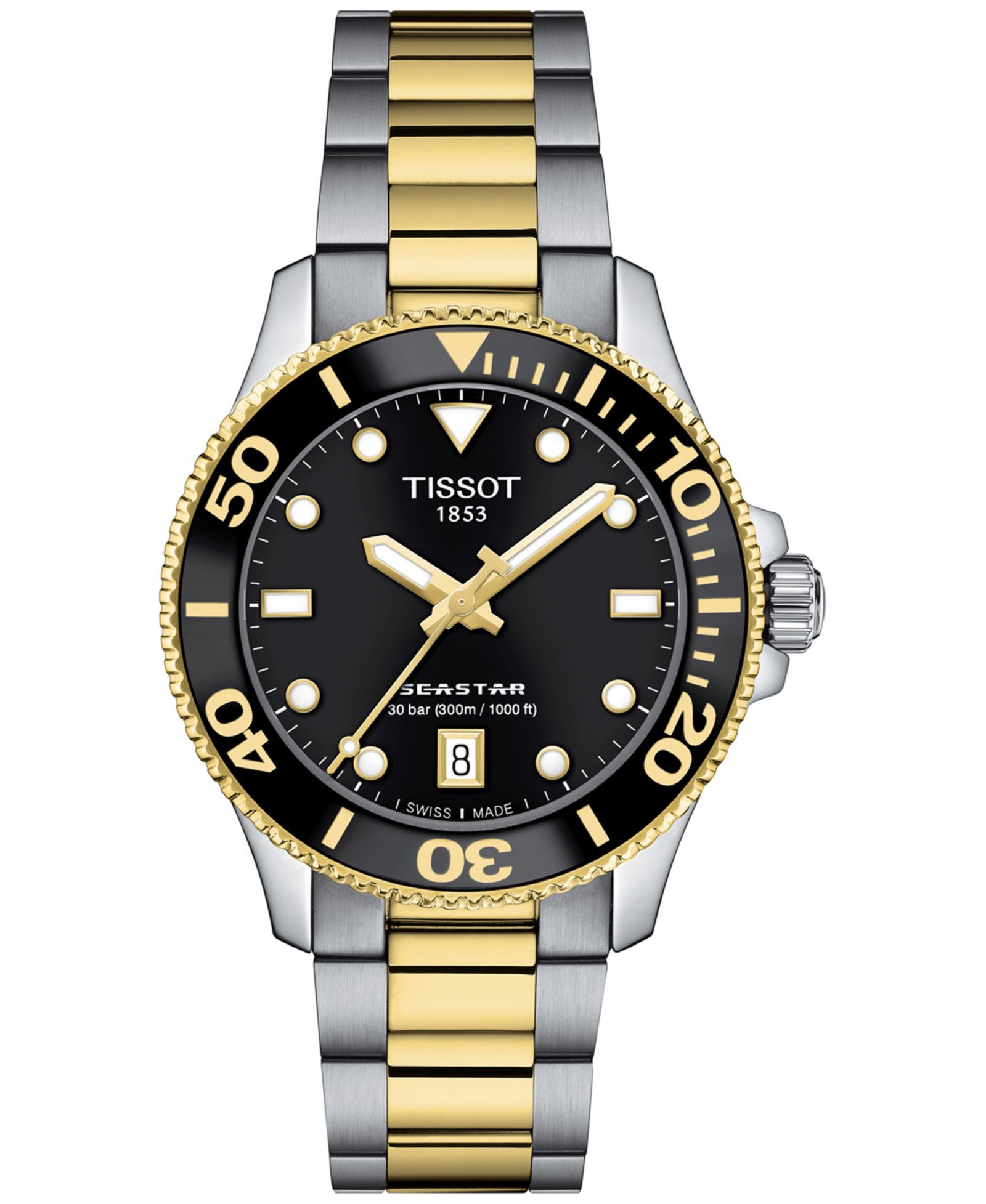 Женские часы Tissot Seastar 1000 Stainless Steel 36mm