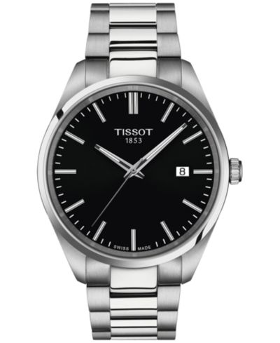 Мужские швейцарские часы Tissot PR 100 из нержавеющей стали с браслетом, 40mm