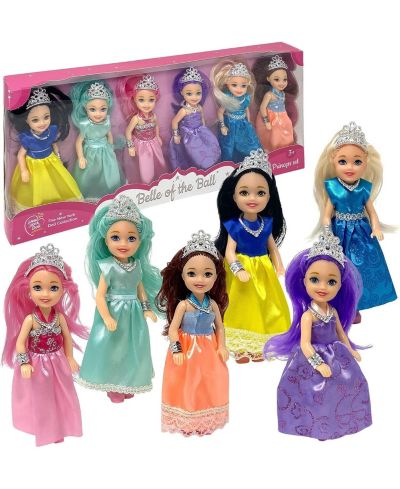 The New York Doll Collection Куклы принцессы 5.5 Inch