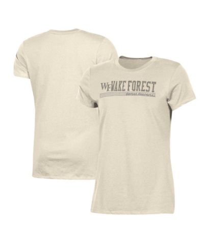 Женская футболка Champion Cream Distressed Wake Forest Demon Deacons