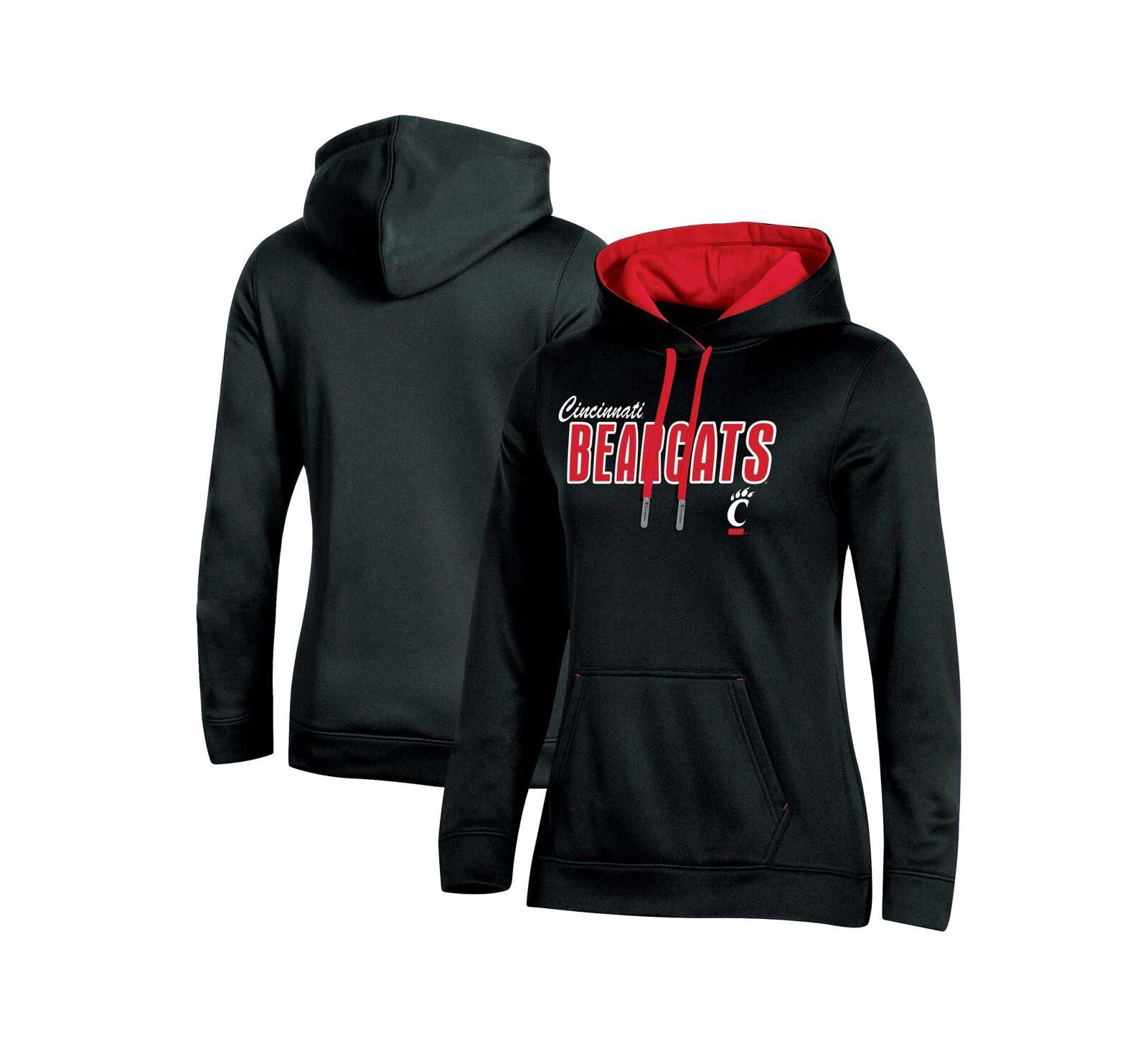 Женское худи Champion Black Cincinnati Bearcats Team Pullover