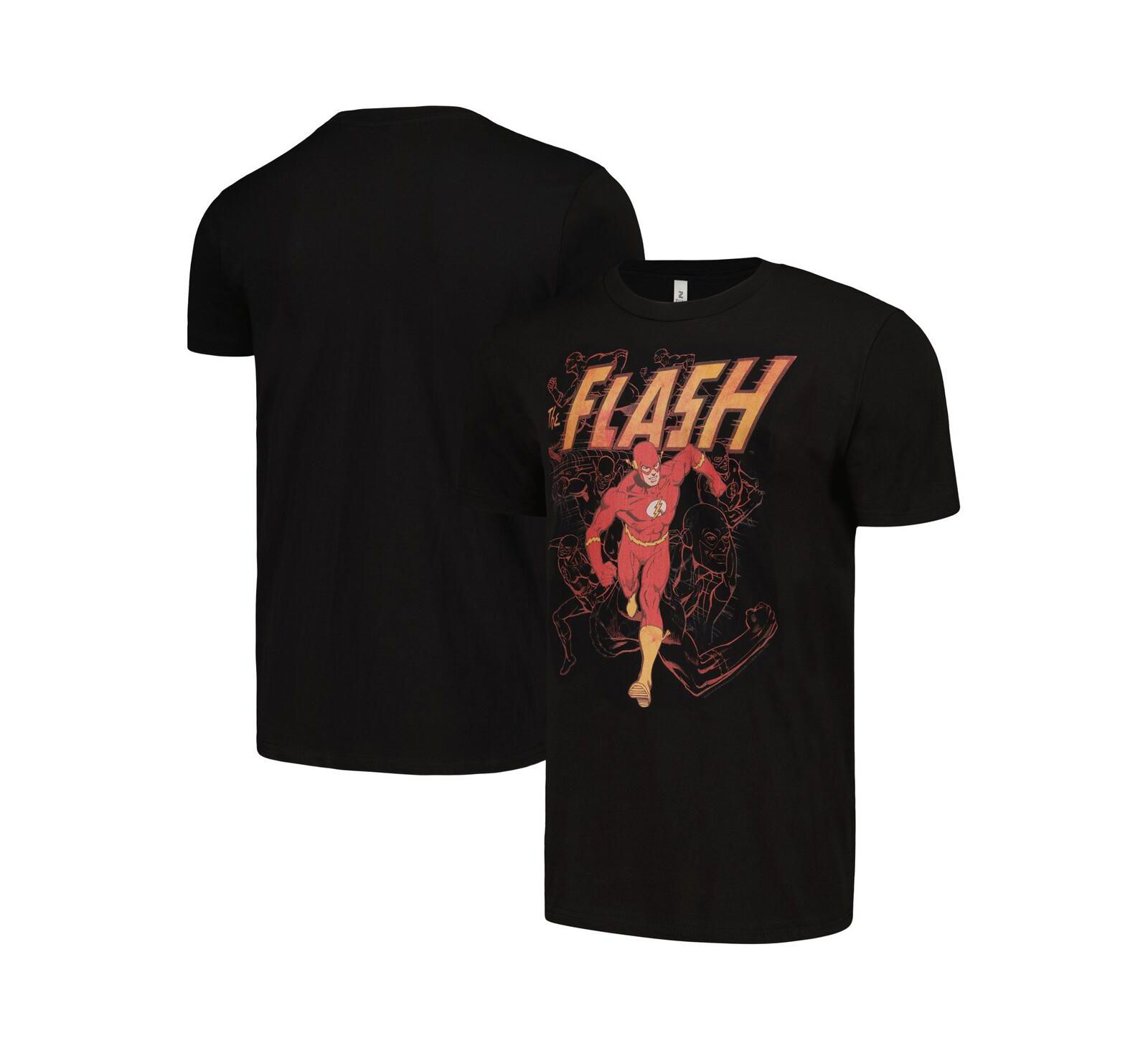 Men's and Women's Mad Engine Black Flash Burst T-shirt