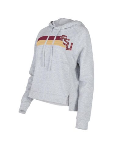 Женское худи Concepts Sport серого цвета с принтом Florida State Seminoles