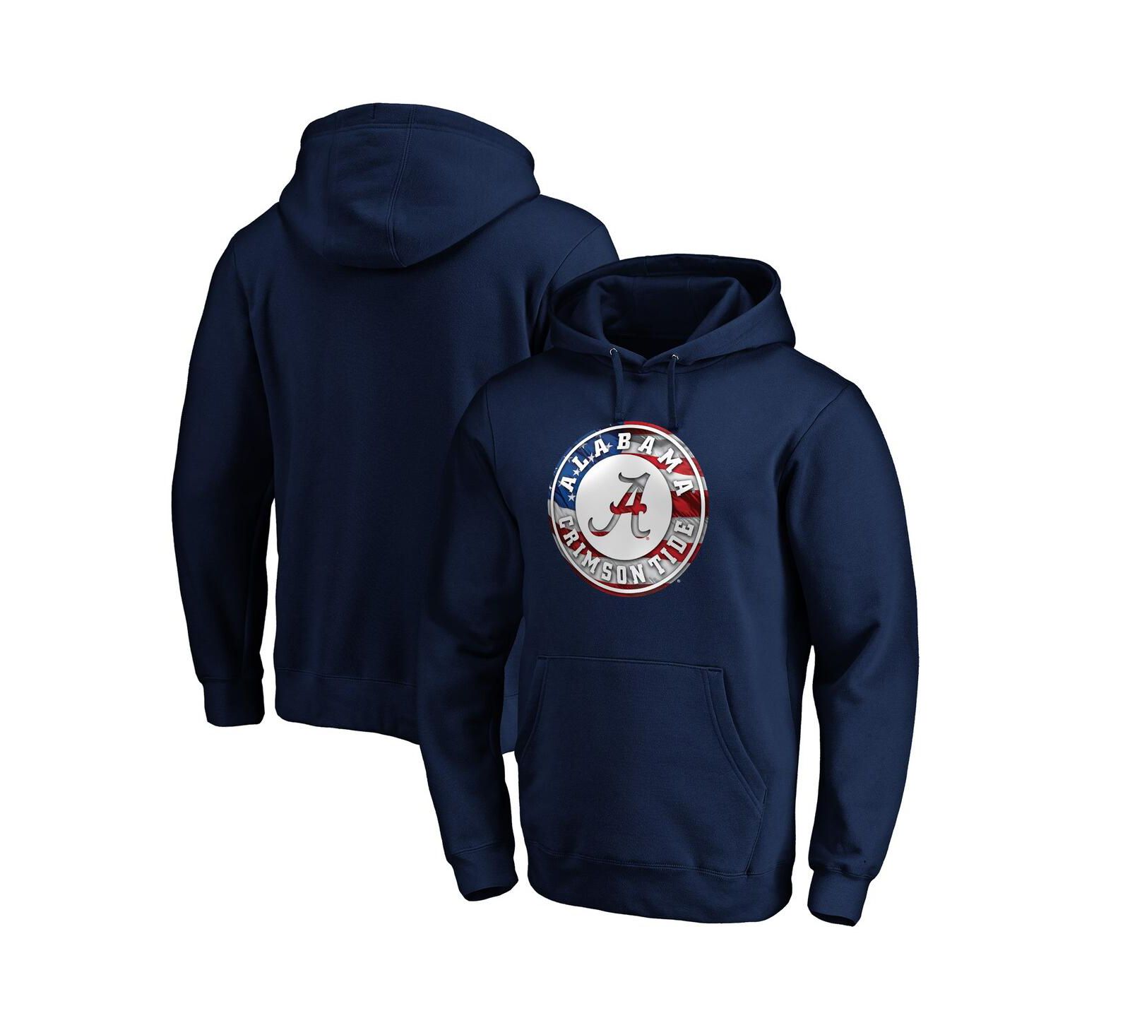 Мужское худи Fanatics Navy Alabama Crimson Tide Banner Wave