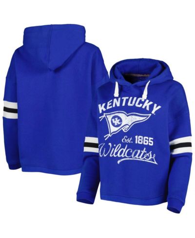 Женская толстовка Pressbox Kentucky Wildcats Super Pennant Pullover Hoodie, royal