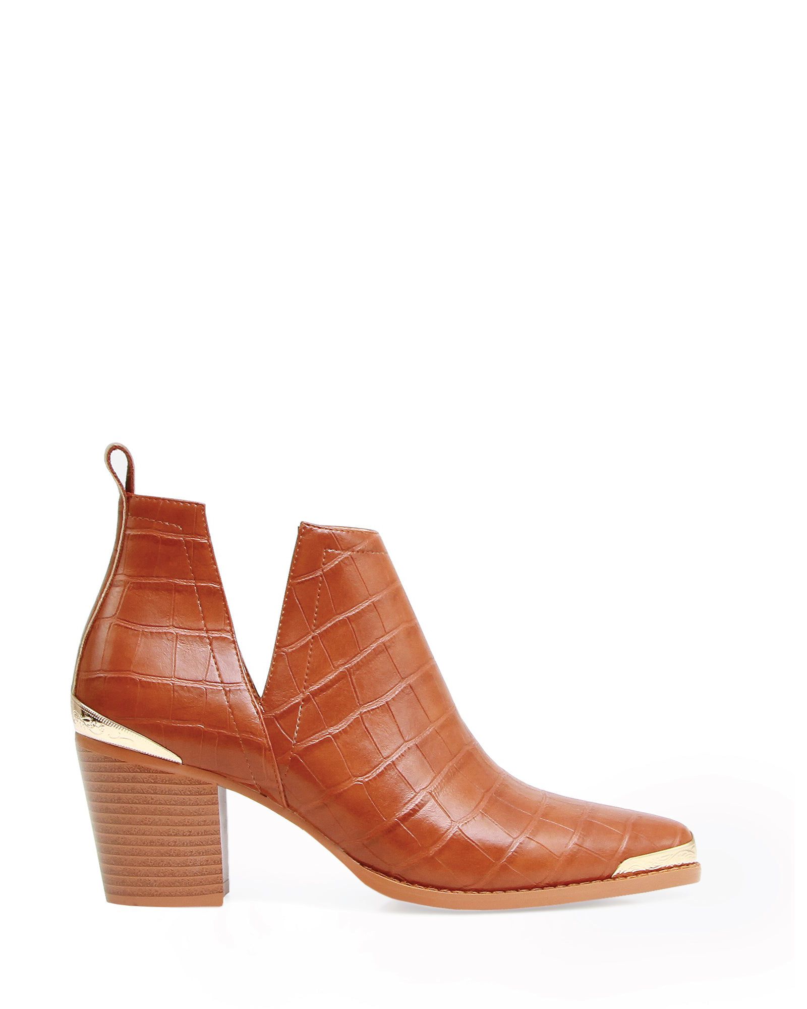 Ботильоны Belle & Bloom Austin Croc Embossed Ankle Boot