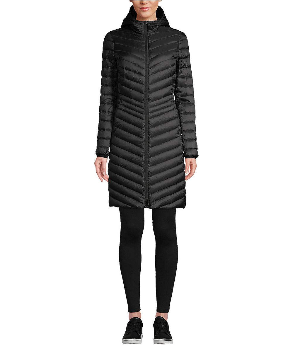 Lands' End Women's Wanderweight Packable Down Coat