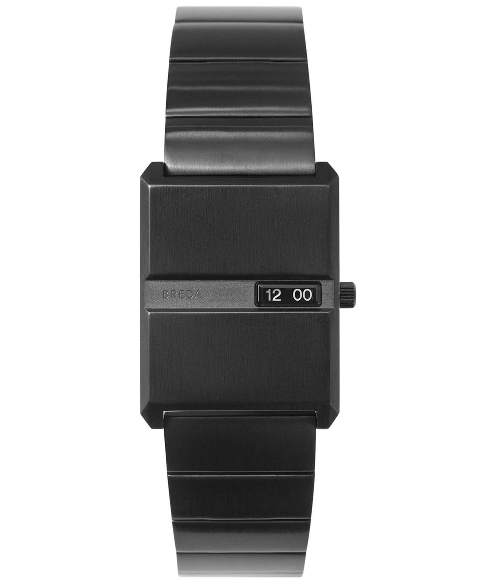 Часы BREDA 'Pulse' Black Plated Stainless Steel, 26mm