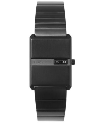 BREDA 'Pulse' Black Plated Stainless Steel Bracelet Watch, 26mm