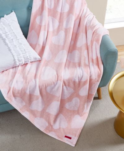 Betsey Johnson Ultra Soft Plush Fleece Throw, 50" x 70"