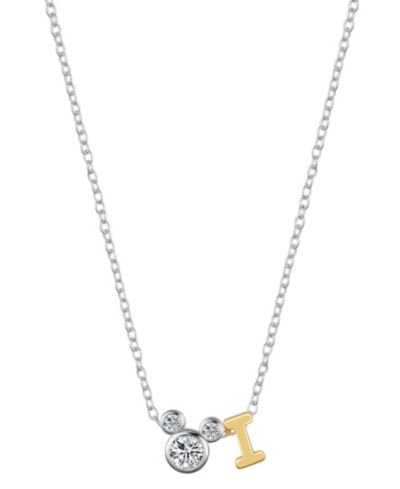 Подвеска Unwritten Disney Cubic Zirconia Mickey Mouse Initial