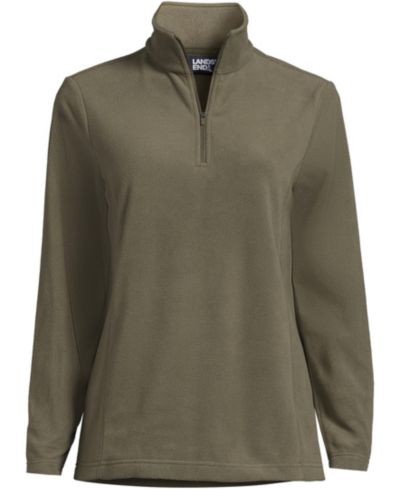 Lands' End Plus Size Anyweather Fleece Quarter Zip Pullover