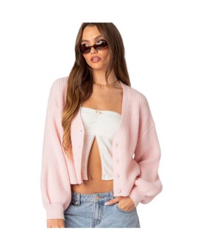 Women's Sabrina Chunky Knit Cropped Cardigan