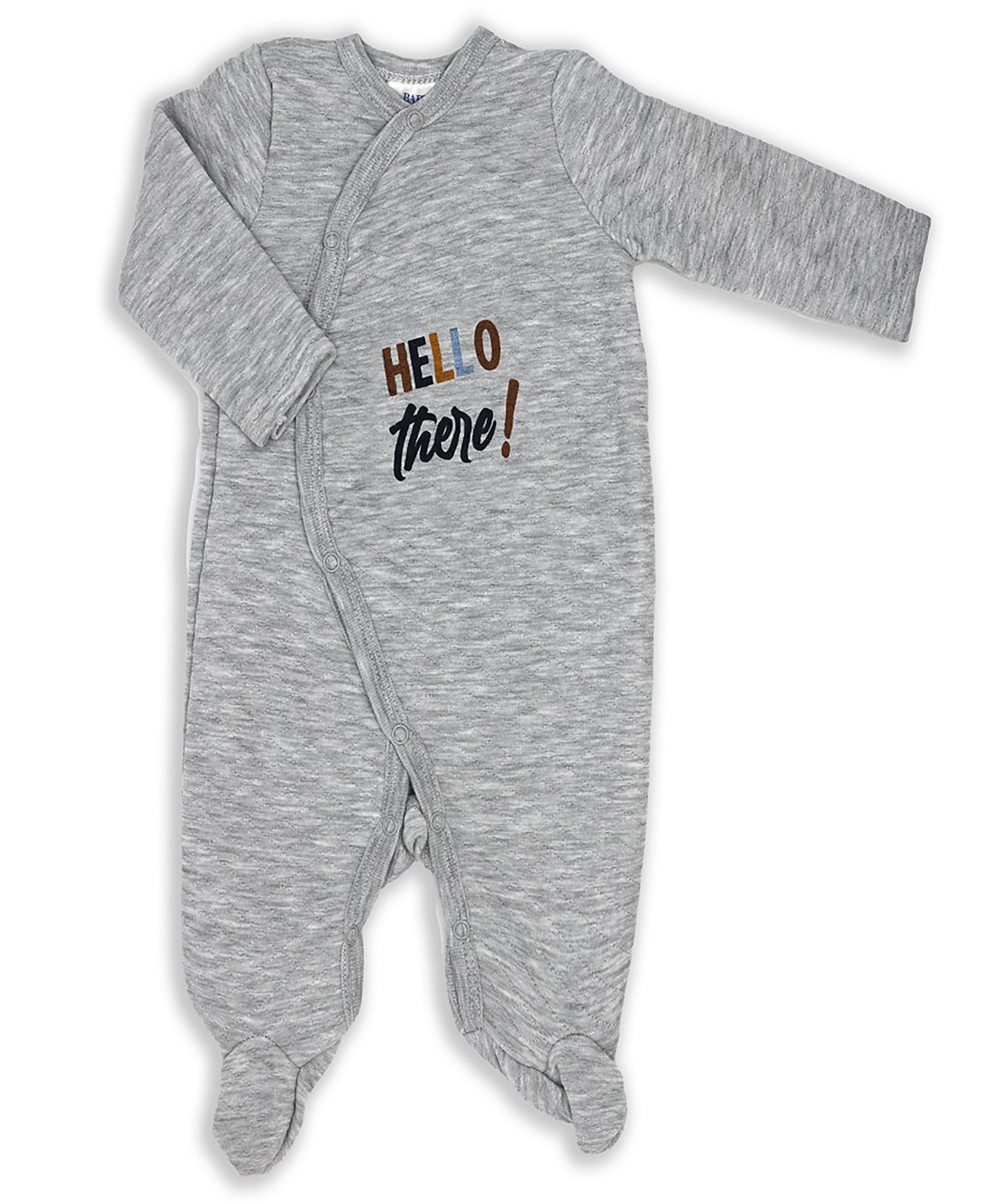 Детский комбинезон Baby Mode Hello There Quilted Footie для мальчиков и девочек