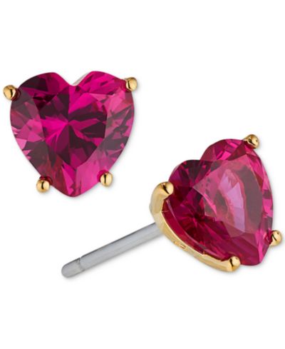 Eliot Danori серьги-гвоздики Cubic Zirconia Heart