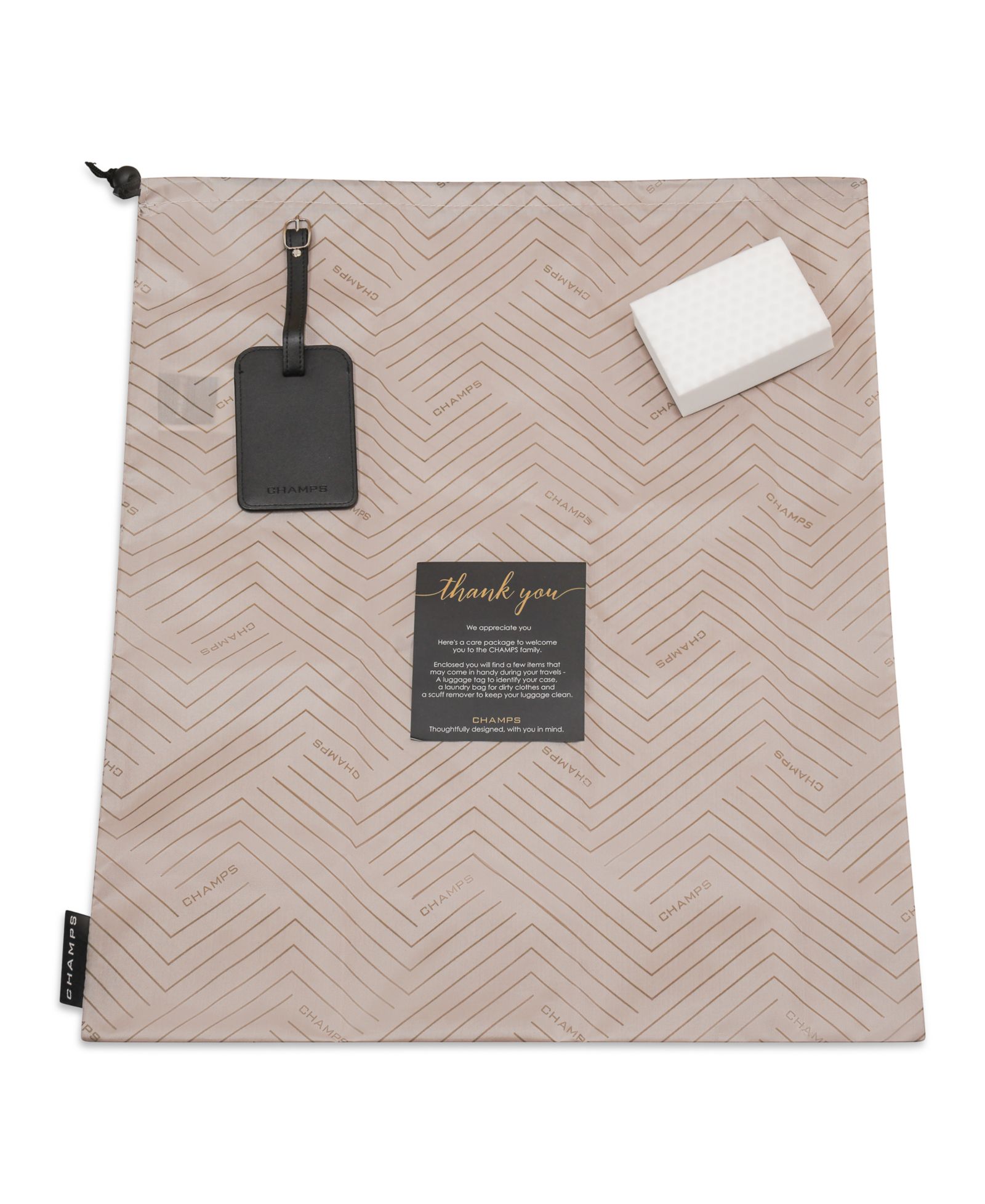 CHAMPS Luggage Tag Care Pack