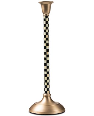 Mackenzie-Childs Large Courtly Check Candlestick