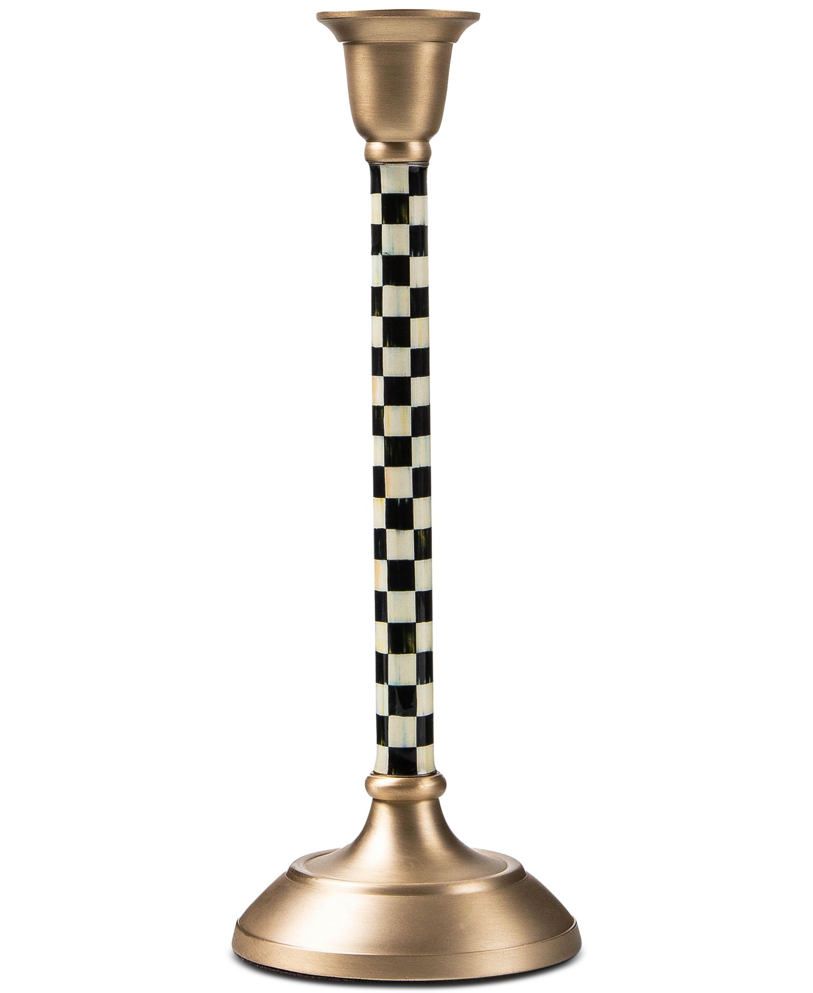 MacKenzie-Childs Подсвечник Courtly Check, средний
