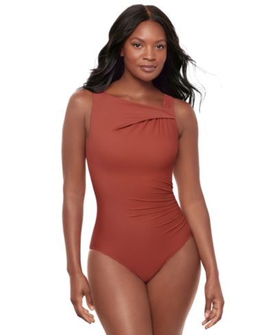 Слитный купальник Miraclesuit Women's Rock Solid Avra Underwire